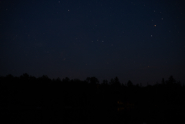 Stars over Lake Abanakee