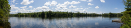 Sunny day on Lake Abanakee